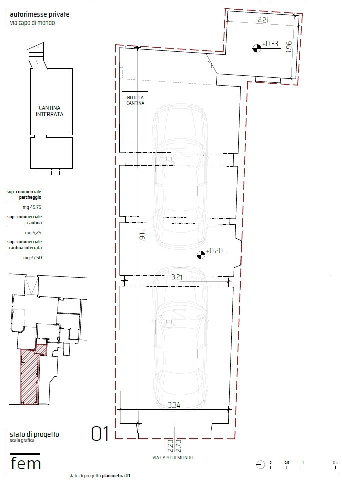 VENDESI GARAGE OBERDAN GIOBERTI BECCARIA DI 51 MQ PIU CANTINA DI 19 MQ ENTRATA PERSONALE